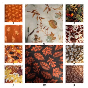 Autumn Leaves Guinea pig lap pillow / Guinea pig bedding / Guinea pig Pillow / Guinea pig Fleece / Guinea pig pee pads