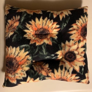 Sunflower Guinea Pig Pillow / Guinea Pig Laeves Bedding / Guinea Pig Bedding / Guinea Pig Flowers / Guinea Pig Toys / Guinea Pig Autumn