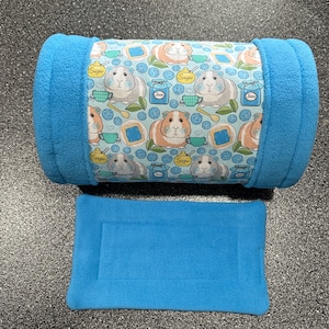 Blueberry Jam Guinea Pig Tunnel / Guinea Pig Hideout / Guinea Pig Bedding / Guinea Pig Pee pad / Guinea Pig House / Guinea Pig Hammock