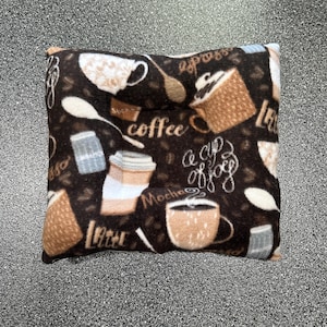 Coffee Guinea pig lap pillow / Guinea pig bedding / Guinea pig Pillow / Guinea pig Fleece / Guinea pig pee pads