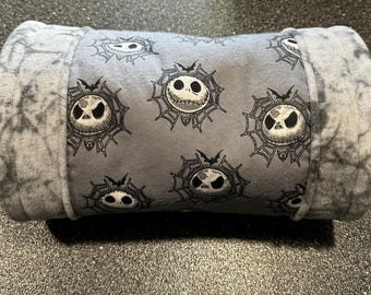 Jack Skellington Faces Spider Webs Small Animal Tunnel Hideout Playhouse for Guinea Pig/Chinchilla/Bunny/Ferret and other small animals