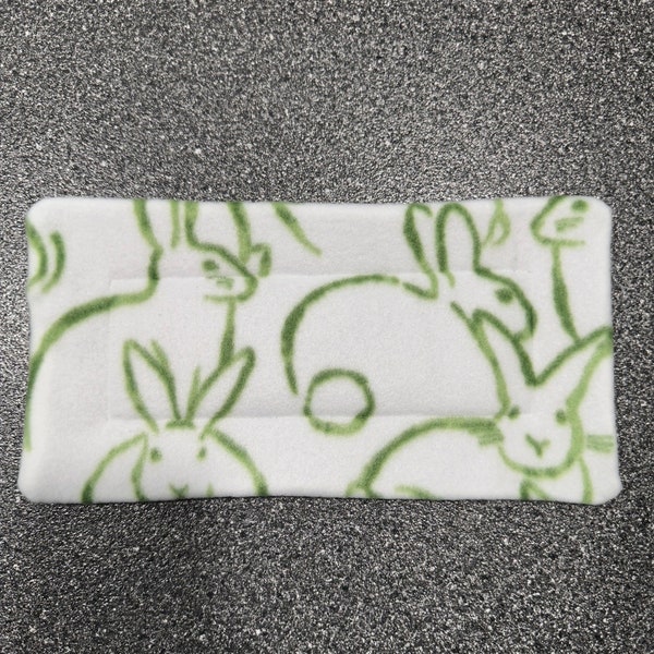 Set of 2 Easter Bunny Guinea Pig Pee Pads / Guinea Pig drip pads / Guinea Pig Bedding / Guinea Pig Easter / Guinea Pig Bunny / Guinea Pig