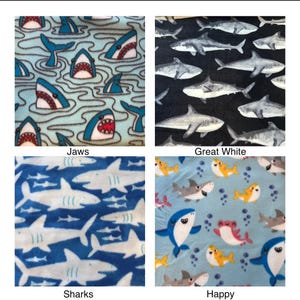 Sharks Guinea pig lap pillow / Guinea pig bedding / Guinea pig Pillow / Guinea pig Fleece / Guinea pig pee pads