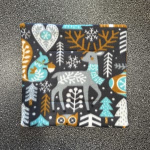 Forest Friends Pee Pads / Guinea Pig Bedding / Guinea Pig Liners / Guinea Pig Christmas Pee Pads / Guinea Pig Forest Animals Pee Pads