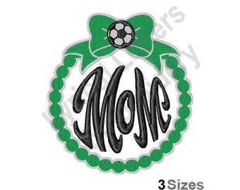 Soccer Mom Ornament - Machine Embroidery Design, Embroidery Designs, Embroidery, Embroidery Patterns, Embroidery Files, Instant Download