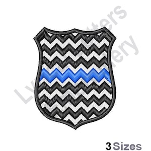 Police Badge - Machine Embroidery Design, Embroidery Designs, Machine Embroidery, Embroidery Patterns, Embroidery Files, Instant Download
