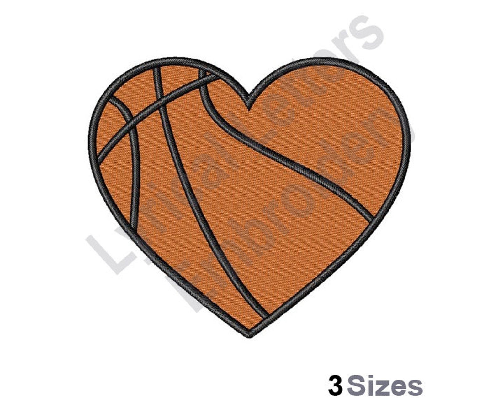 Basketball heart machine embroidery design embroidery  etsy uk Basketball heart machine embroidery design embroidery  etsy uk