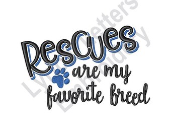 Rescues My Favorite - Machine Embroidery Design, Embroidery Designs, Embroidery, Embroidery Patterns, Embroidery Files, Instant Download