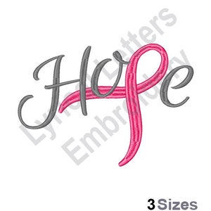 Hope Cancer Ribbon - Machine Embroidery Design, Embroidery Patterns, Embroidery Files, Machine Embroidery Designs, Embroidery Designs