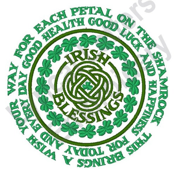 Irish Blessings - Machine Embroidery Design, Embroidery Designs, Machine Embroidery, Embroidery Patterns, Embroidery Files, Instant Download