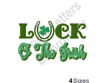 Luck O The Irish - Stickdatei - 4 Größen