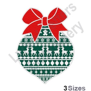Reindeer Ornament - Machine Embroidery Design, Embroidery Designs, Embroidery, Embroidery Patterns, Embroidery Files, Instant Download