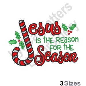 Jesus Is The Reason -Machine Embroidery Design, Embroidery Designs, Embroidery, Embroidery Patterns, Embroidery Files, Instant Download