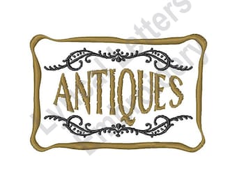 Antiques - Machine Embroidery Design, Embroidery Designs, Machine Embroidery, Embroidery Patterns, Embroidery Files, Instant Download