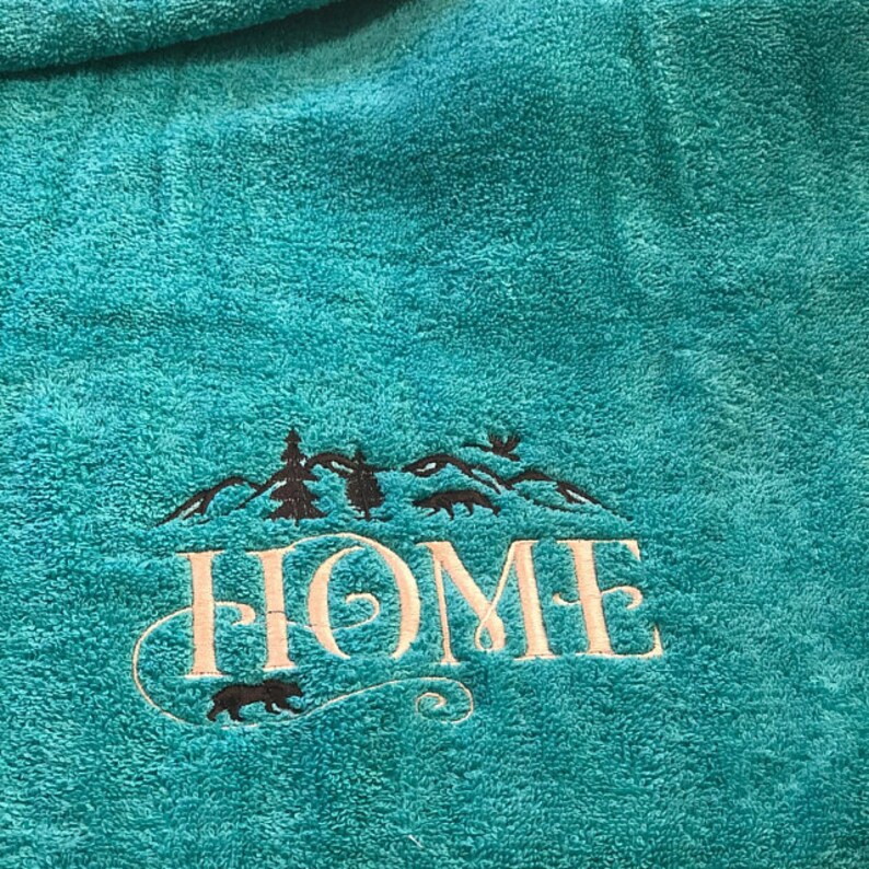 Mountain Home Machine Embroidery Design Embroidery Etsy