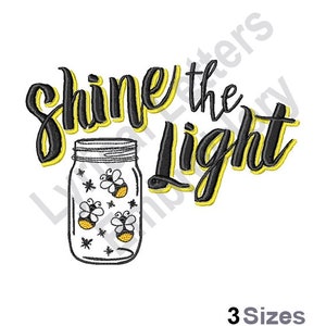 Shine The Light - Machine Embroidery Design, Embroidery Designs, Machine Embroidery, Embroidery Patterns & Files, Instant Download