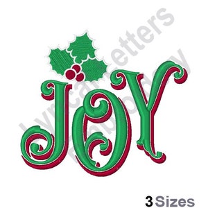Joy Holly - Machine Embroidery Design, Embroidery Designs, Machine Embroidery, Embroidery Patterns, Embroidery Files, Instant Download