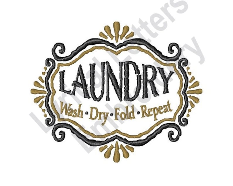 Laundry Machine Embroidery Design Embroidery Designs Etsy