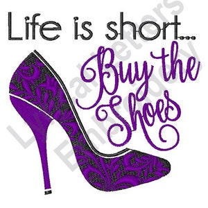 High Heel Shoes - Machine Embroidery Design, Embroidery Designs, Machine Embroidery, Embroidery Patterns, Embroidery Files, Instant Download