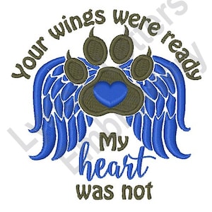 Wings Were Ready -Machine Embroidery Design, Embroidery Designs, Machine Embroidery, Embroidery Patterns, Embroidery Files, Instant Download