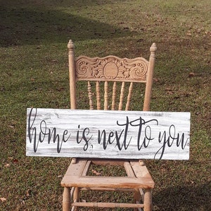 Home sign decor, Wedding Gift, Bedroom sign, Farmhouse sign, Rustic signs, Bedroom decor