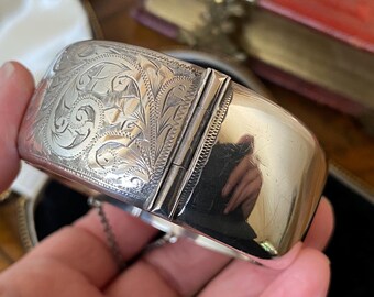 素晴らしいヴィンテージの英国刻印入りスターリングシルバー