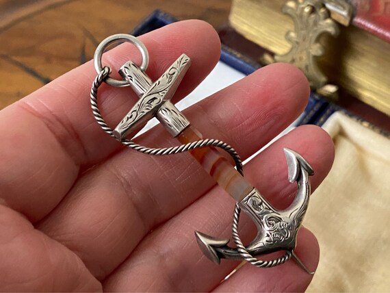 Anchor brooch cheap