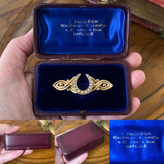 Stunning Antique Victorian /edwardian 585 14ct Gold Seed Pearl