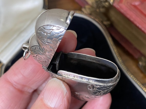 Fabulous Antique Victorian 1897 English Hallmarked Sterling Silver