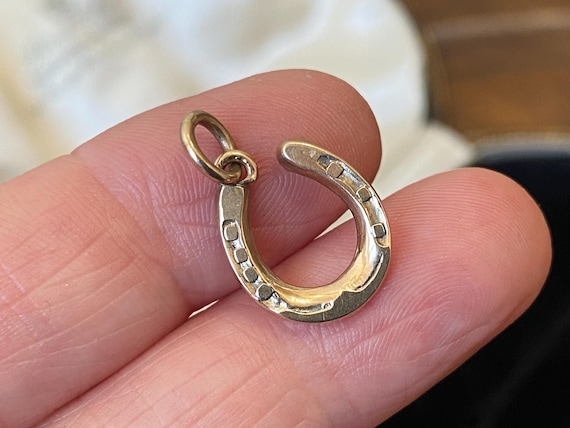 Vintage English hallmarked tiny solid 375 9ct gol… - image 8