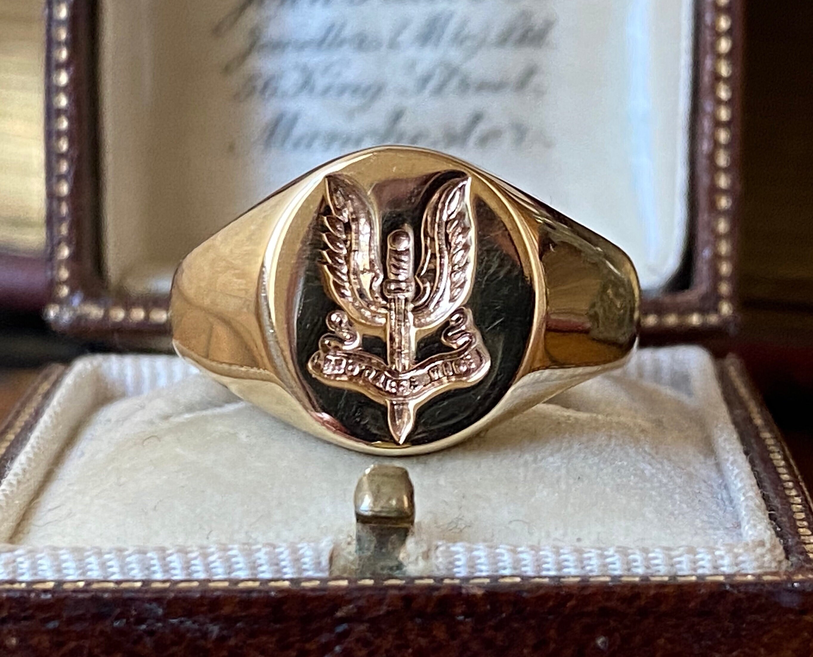 Sas signet best sale ring