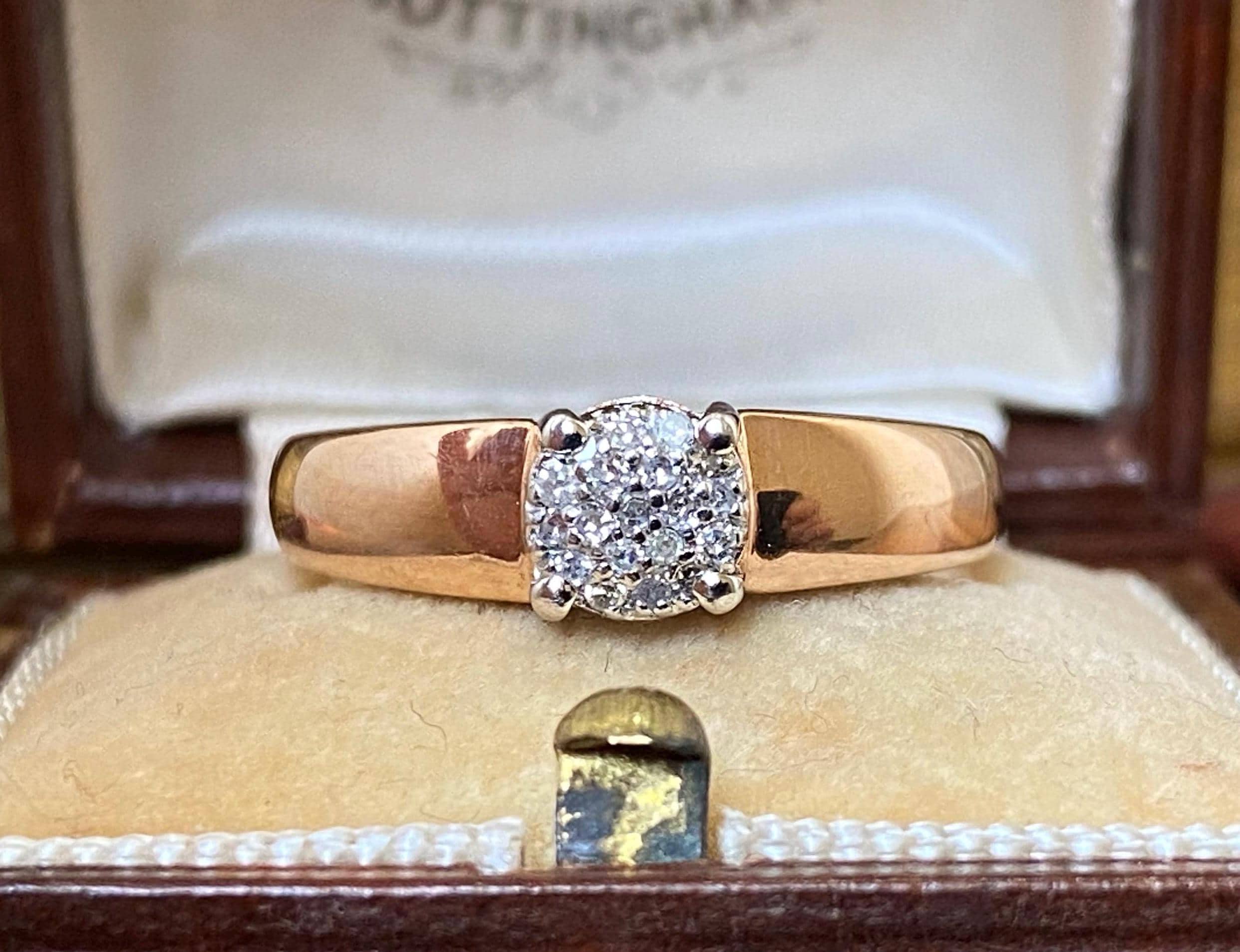9k 375 Gold Ring - Etsy