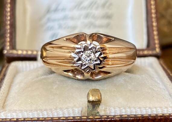 375 gold diamond ring discount