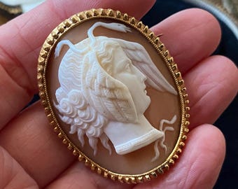 Spilla Cammeo Antico Conchiglia Compra Prezzo Di Fabbrica Online