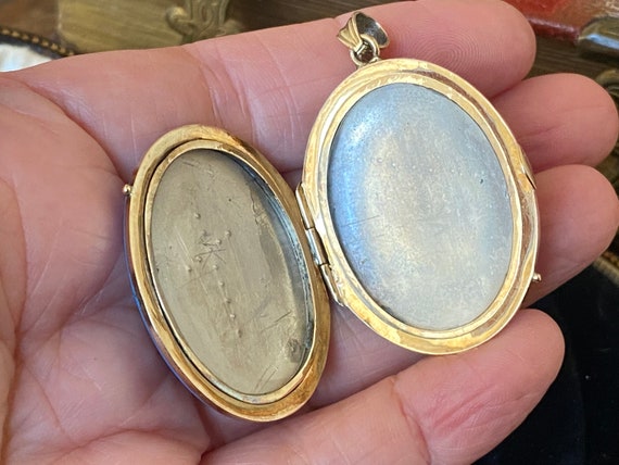 Stunning Antique Victorian 375 9ct gold with blue… - image 8