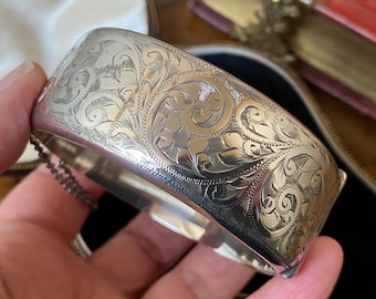 素晴らしいヴィンテージの英国刻印入りスターリングシルバー