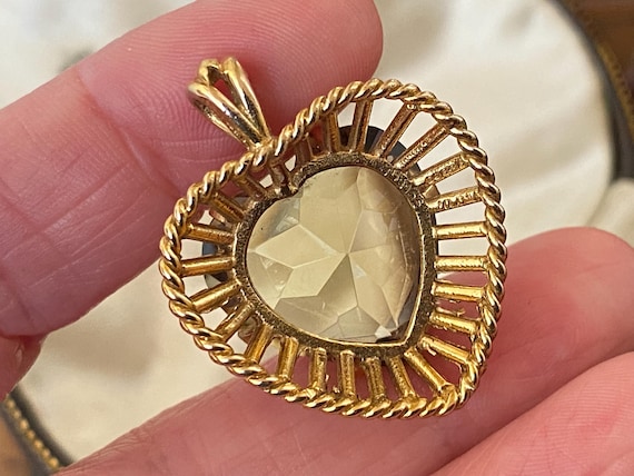 ◆VINTAGE HOLLYWOOD◆ Gemstone Heart Necklace VH2435NE006M $_12.JPG?set_id=880000500F