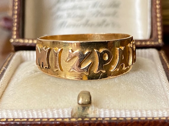 Antique on sale mizpah ring