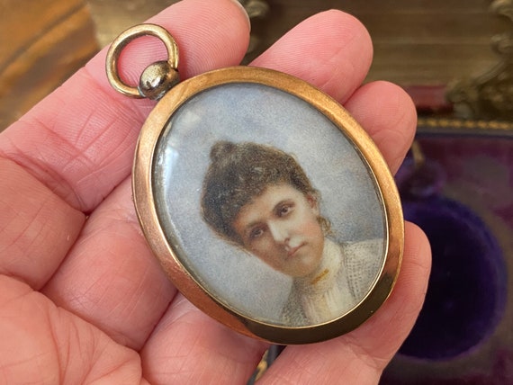 Beautiful Antique Victorian /edwardian lady portr… - image 6