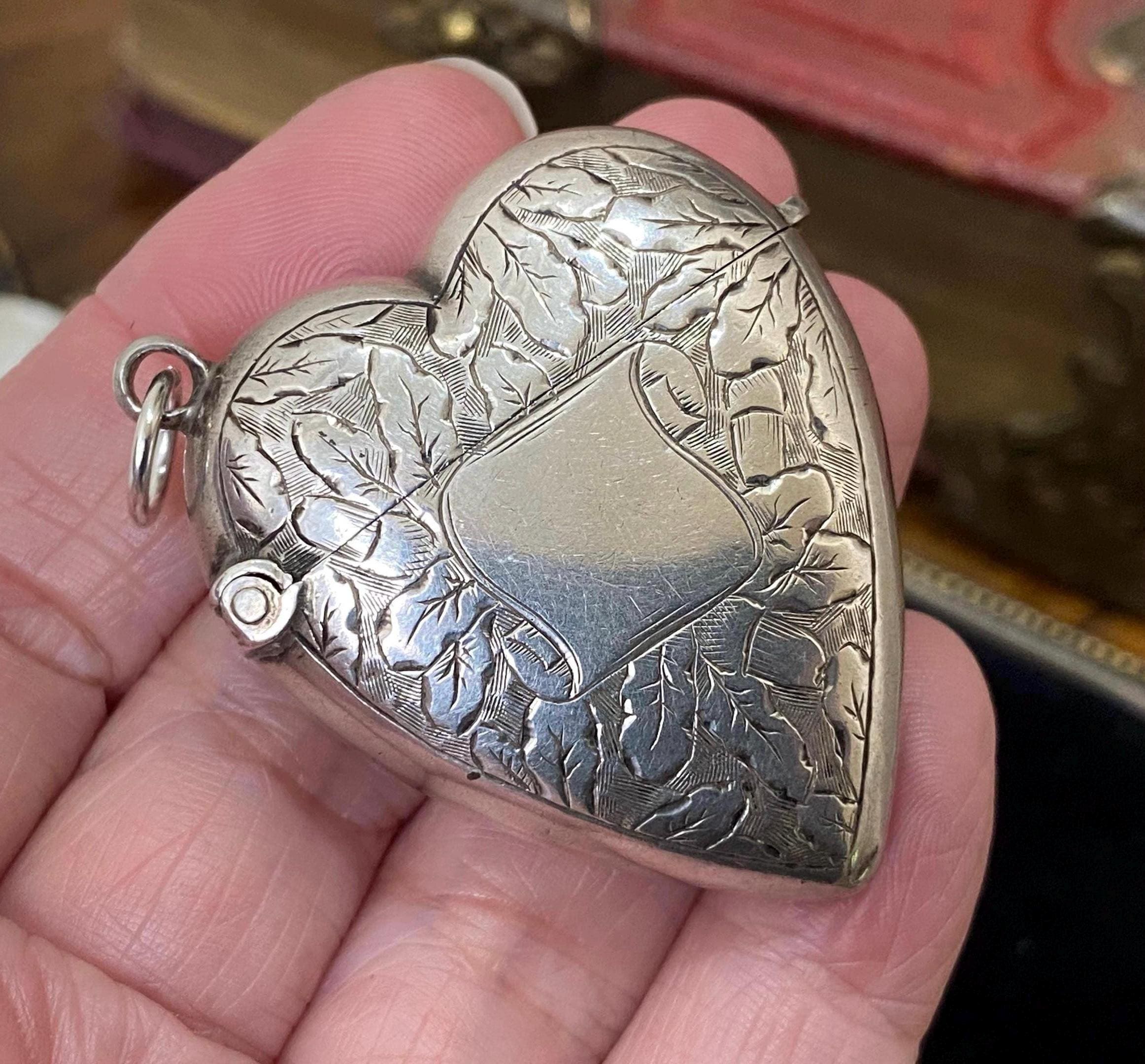 Fabulous Antique Victorian 1897 English Hallmarked Sterling Silver