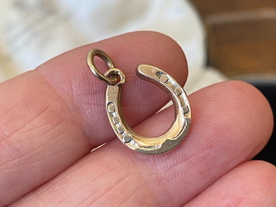 Vintage English hallmarked tiny solid 375 9ct gol… - image 5