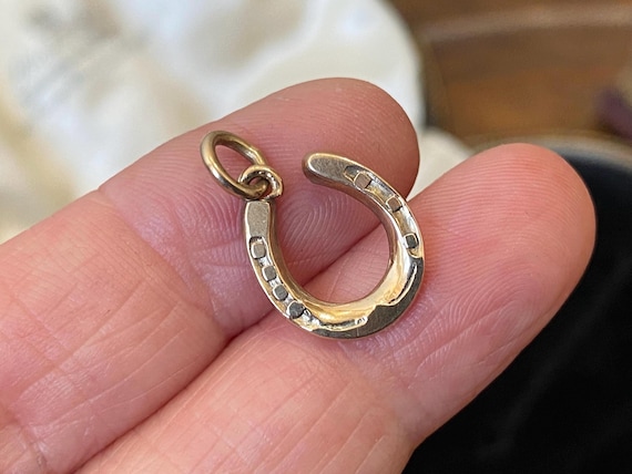 Vintage English hallmarked tiny solid 375 9ct gol… - image 10