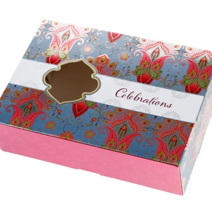 Beautiful Indian Sweet Boxes, Mithai Boxes, Wedding Favours, Empty ...