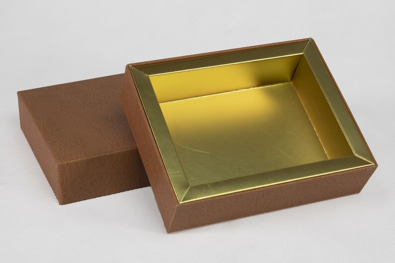 Brown Leather gift box empty sweet boxes jewellery boxes Etsy