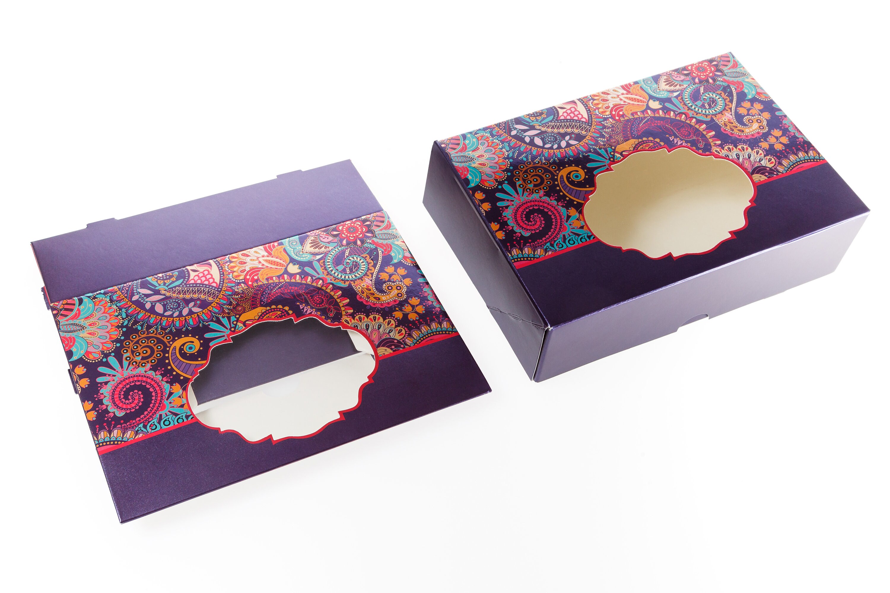 Indian mithai Boxes Indian Sweet Boxes Printed Colour Boxes Etsy