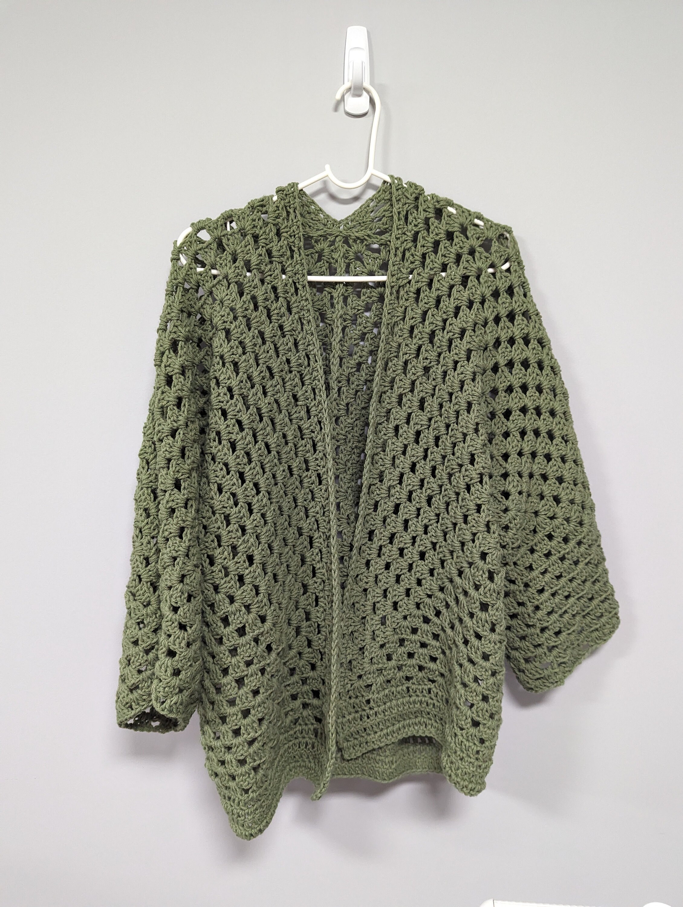 Olive Green Crochet Cardigan - Etsy Olive Green Crochet Cardigan - Etsy