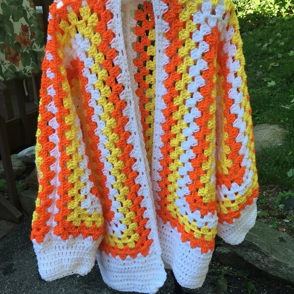 Candy Corn Cardigan