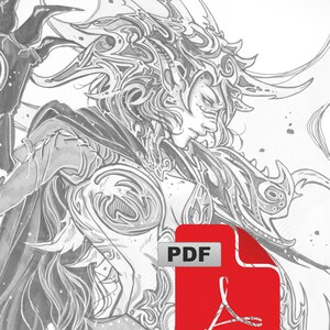Alien Fighter single coloring page PDF