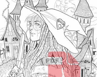 Witchcraft single pdf coloring page