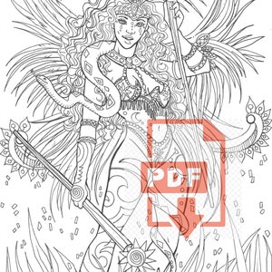 Brazil Dreams single coloring page PDF